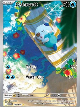 Oshawott - 105/086 105 - SV White Flare Holofoil
