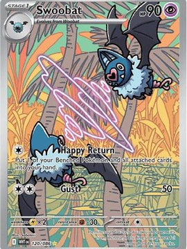 Swoobat - 120/086 120 - SV White Flare Holofoil