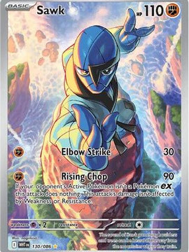 Sawk - 130/086 130 - SV White Flare Holofoil