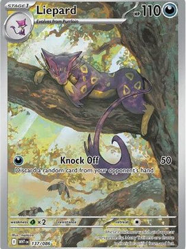 Liepard - 137/086 137 - SV White Flare Holofoil