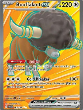 Bouffalant ex - 162/086 162 - SV White Flare Holofoil