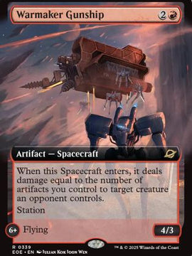 Warmaker Gunship (Extended Art) (EOE-339) - Edge of Eternities
