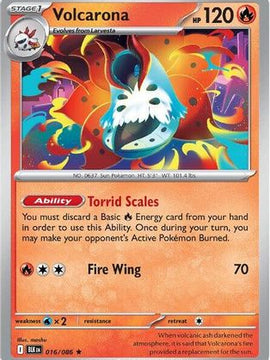Volcarona 16 - SV Black Bolt Holofoil
