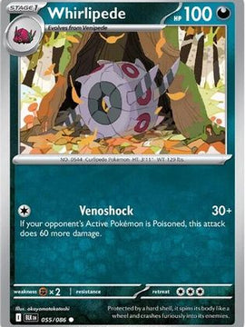 Whirlipede 55 - SV Black Bolt Reverse Holofoil