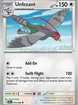 Unfezant 73 - SV Black Bolt