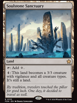 Soulstone Sanctuary (FDN-133) - Foundations Foil