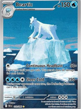 Beartic - 110/086 110 - SV Black Bolt Holofoil
