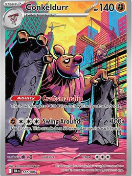 Conkeldurr - 127/086 127 - SV Black Bolt Holofoil