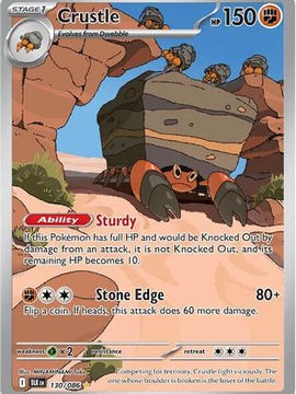 Crustle - 130/086 130 - SV Black Bolt Holofoil