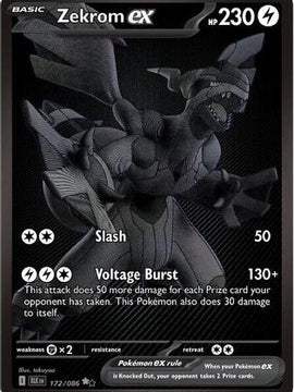 Zekrom ex - 172/086 172 - SV Black Bolt Holofoil