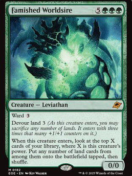 Famished Worldsire (EOE-182) - Edge of Eternities Foil