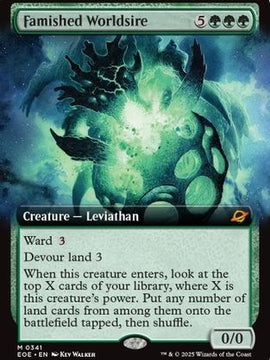 Famished Worldsire (Extended Art) (EOE-341) - Edge of Eternities