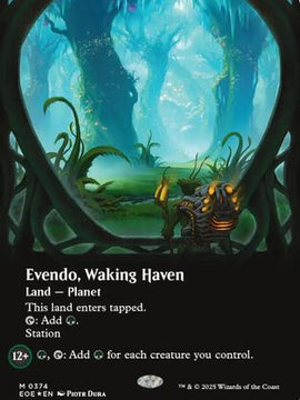 Evendo, Waking Haven (Borderless) (Galaxy Foil) (EOE-374) - Edge of Eternities Foil