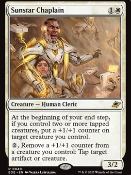 Sunstar Chaplain (EOE-040) - Edge of Eternities Foil