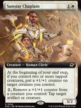 Sunstar Chaplain (Extended Art) (EOE-324) - Edge of Eternities