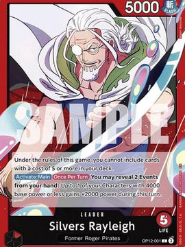 Silvers Rayleigh (OP12-001) - Legacy of the Master
