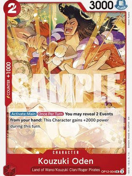 Kouzuki Oden (OP12-004) - Legacy of the Master
