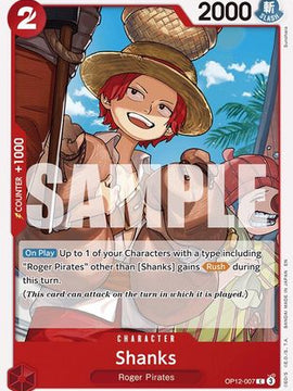 Shanks (007) (OP12-007) - Legacy of the Master