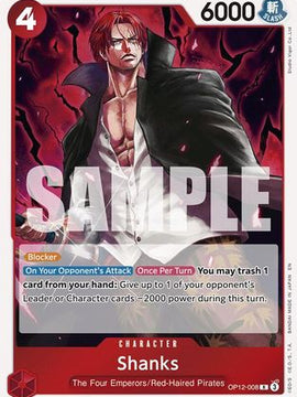 Shanks (008) (OP12-008) - Legacy of the Master Foil
