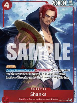 Shanks (008) (Alternate Art) (OP12-008) - Legacy of the Master Foil