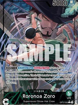 Roronoa Zoro (020) (Alternate Art) (OP12-020) - Legacy of the Master Foil