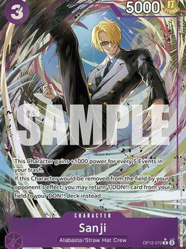 Sanji (070) (Alternate Art) (OP12-070) - Legacy of the Master Foil