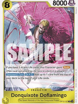 Donquixote Doflamingo (OP12-107) - Legacy of the Master Foil