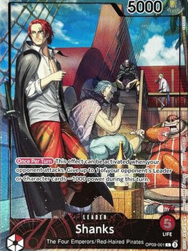 (Sealed) Shanks (2025 PSA Magazine Promo) (OP09-001) - One Piece Promotion Cards Foil