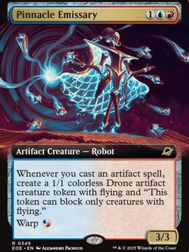 Pinnacle Emissary (Extended Art) (EOE-349) - Edge of Eternities Foil