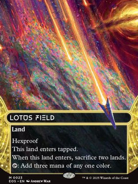 Lotus Field (0023) (Borderless) (EOS-023) - Edge of Eternities: Stellar Sights
