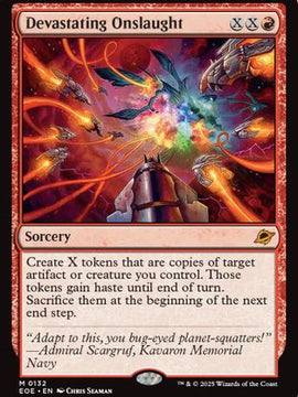 Devastating Onslaught (EOE-132) - Edge of Eternities Foil