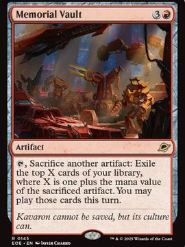 Memorial Vault (EOE-145) - Edge of Eternities