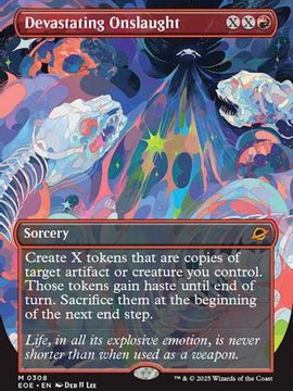 Devastating Onslaught (Borderless) (EOE-308) - Edge of Eternities