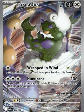 Tornadus - 210 (Pokemon Center Exclusive) 210 - SV Scarlet & Violet Promo Cards Holofoil