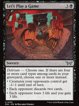 Let's Play a Game (DSK-105) - Duskmourn: House of Horror