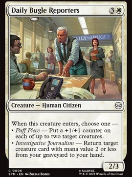 Daily Bugle Reporters (SPM-006) - Marvel's Spider-Man Foil