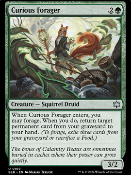 Curious Forager (BLB-169) - Bloomburrow