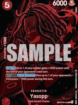 Yasopp (SP) (OP09-013) - Legacy of the Master Foil