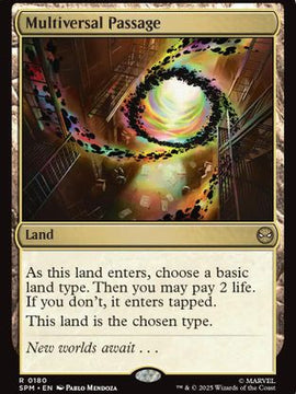 Multiversal Passage (SPM-180) - Marvel's Spider-Man Foil