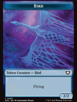 Bird // Pest Double-Sided Token (EOC-3 // 9) - Commander: Edge of Eternities Foil