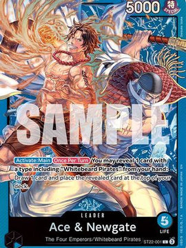 Ace & Newgate (ST22-001) - Starter Deck 22: Ace & Newgate