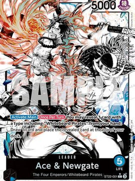 Ace & Newgate (Parallel) (ST22-001) - Starter Deck 22: Ace & Newgate Foil