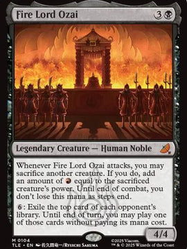 Fire Lord Ozai (TLE-104) - Avatar: The Last Airbender: Eternal-Legal Foil