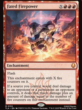 Fated Firepower (TLA-132) - Avatar: The Last Airbender Foil