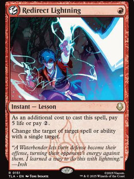Redirect Lightning (TLA-151) - Avatar: The Last Airbender Foil
