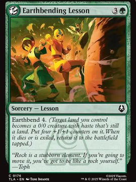 Earthbending Lesson (TLA-176) - Avatar: The Last Airbender Foil