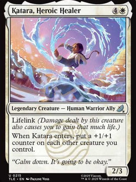 Katara, Heroic Healer (TLE-215) - Avatar: The Last Airbender: Eternal-Legal Foil