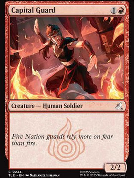 Captain Guard (TLE-234) - Avatar: The Last Airbender: Eternal-Legal Foil