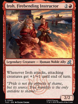 Iroh, Firebending Instructor (TLE-240) - Avatar: The Last Airbender: Eternal-Legal Foil