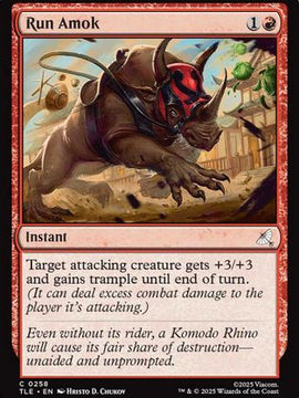 Run Amok (TLE-258) - Avatar: The Last Airbender: Eternal-Legal Foil